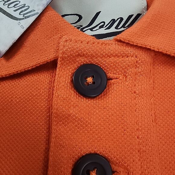 University Of Florida Gators Polo Shirt Mens Large Orange Colony Short Sleeve - Picture 11 of 16